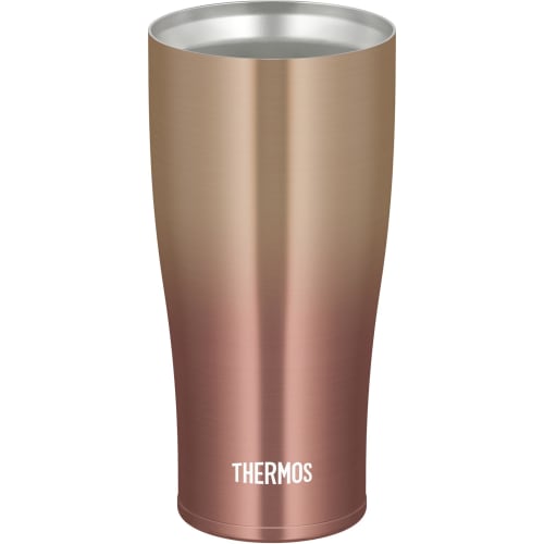 Thermos Vacuum Insulated Tumbler, 420ml, Gold Gradient, Dishwasher Safe, Thermos Flask Design, Keeps Drinks Hot or Cold, JDE-422LTD GD-G