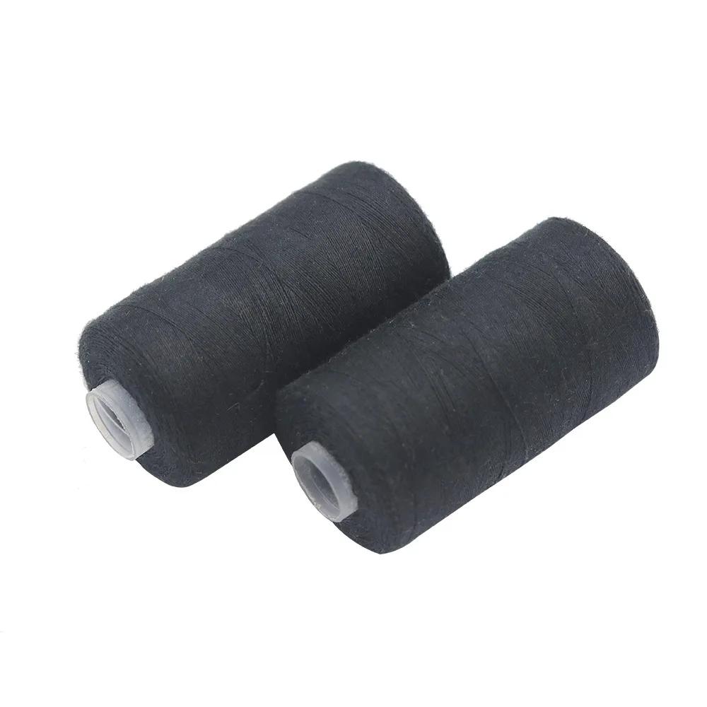 

2Pcs 500M Sewing Thread Polyester Thread Set Strong And Durable Black White Sewing Threads For Hand Machines чорний