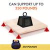 Pyramid Shaped Tripod Triangular Bracket Woodworking Paint Bracket Spray Painting Bracket Cushion Block Auxiliary Tool Set
