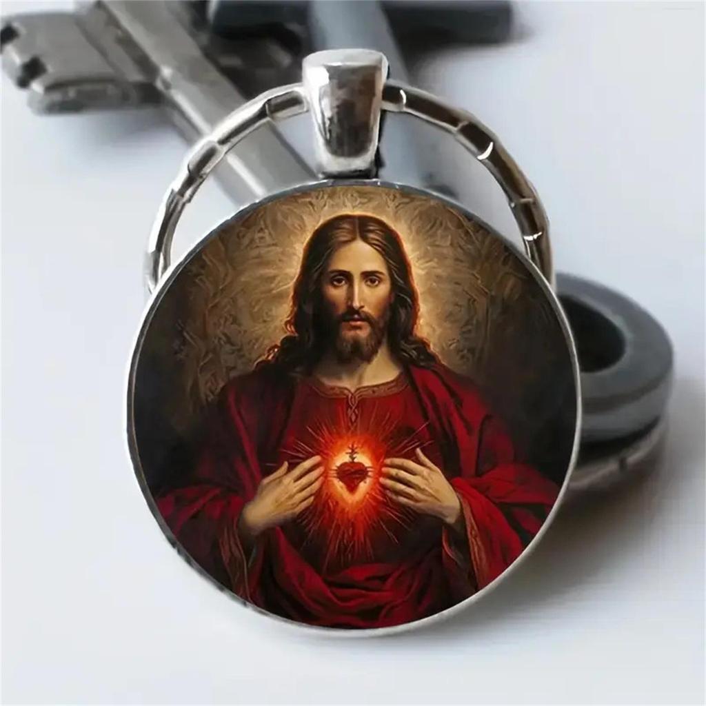 Abzeichen Zeit Edelstein Schlüsselanhänger Anhänger Cross Border Zubehör Metall Schlüsselanhänger