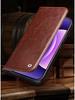 Chali Genuine Leather Xiaomi 17 Pro Max Flip Phone Case with Stand & Lens Protection