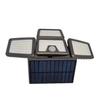 141 LED 3 Heads Adjustable Design IP 65 Waterproof Outdoor Garden Solar Lamp Powered Sunlight Solar Wall Mounted Street Light