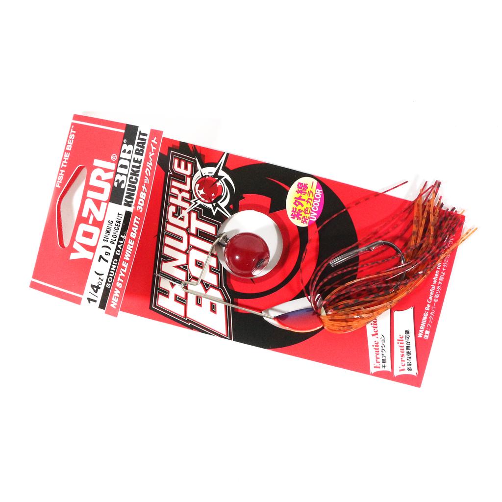 Yo Zuri Duel 3DB Knuckle Spinnerbait 1/4 oz Sinking Lure R1327-RCF (2442)