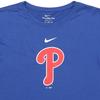 Nike X MLB T-Shirt Collaboration Pittsburgh Pirates Letter Logo Casual Round Neck Short Print Kids Tops Royal-Blue 3Z3B7SAG5-PHI