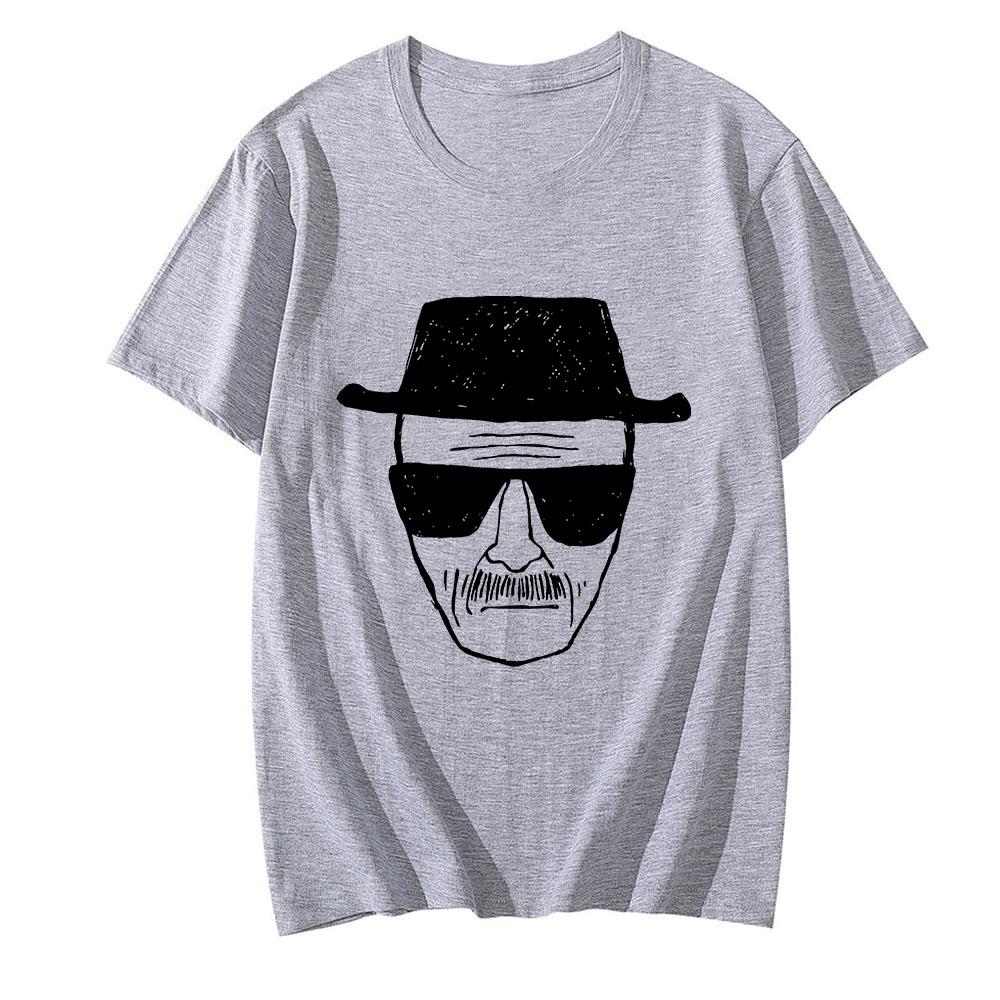 

Game Of Thrones & Breaking Bad Walter White Heisenberg face T-shirts MEN Fashion Four Seasons T Shirts 100% Cotton Tshirts O-Neck High Street Graphic