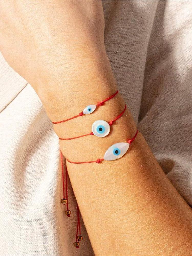 Evil Eye Bracelet for Women Boho Jewelry Girl Spiritual Gift Lucky Red String Bracelets Accessories