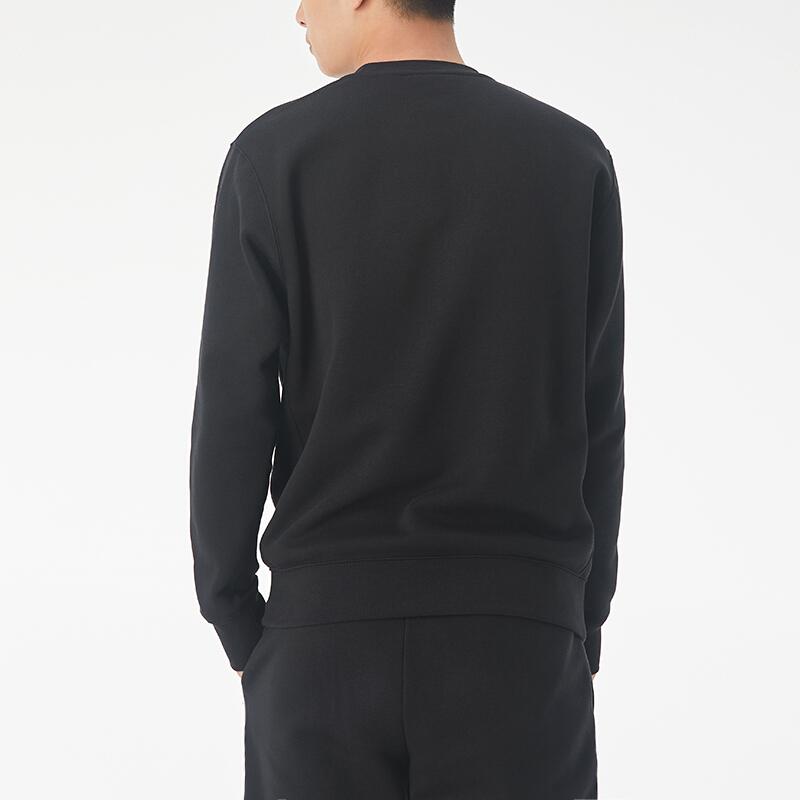 Nike Αθλητικό Φούτερ Club Fleece με Στρογγυλή Λαιμόκοψη Ανδρικά Μπλούζες Μαύρο BV2663-010