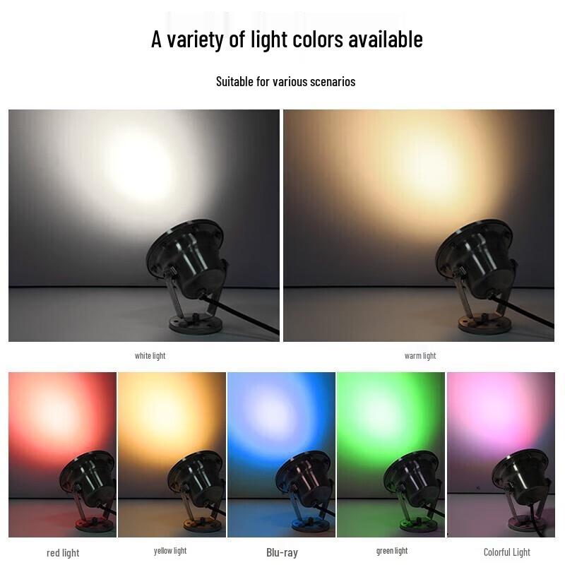 Colorful Underwater Pond & Pool LED Spotlight