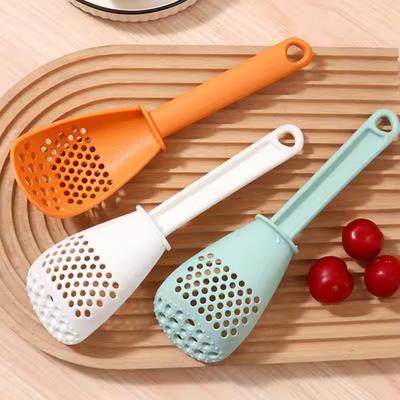 Kitchen Multi-Functional Cooking Spoon Portable Household Food Colander Electric Rice Cooker Spoon Baby Complementary Food Tool