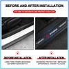 4Pcs Carbon Fiber Car Door Sill Protection Sticker Anti-scratch Refit For Mitsubishi Lancer 7 8 I200 Pajero Montero Sport Outlander ASX Mirage Eclipse