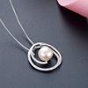 Lindon 925 Sterling Silver Classic Women Necklace Pendant Zircon Fashion Gift