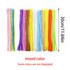 150/300pcs Colorful Chenille Stem Pipe Cleaner Handicraft DIY Art Furry Strip for Festival Party Birthday Indoor Decor XJM
