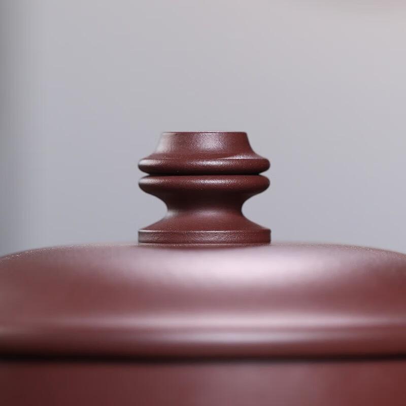 Gold Inlaid Jade Purple Clay Teacup