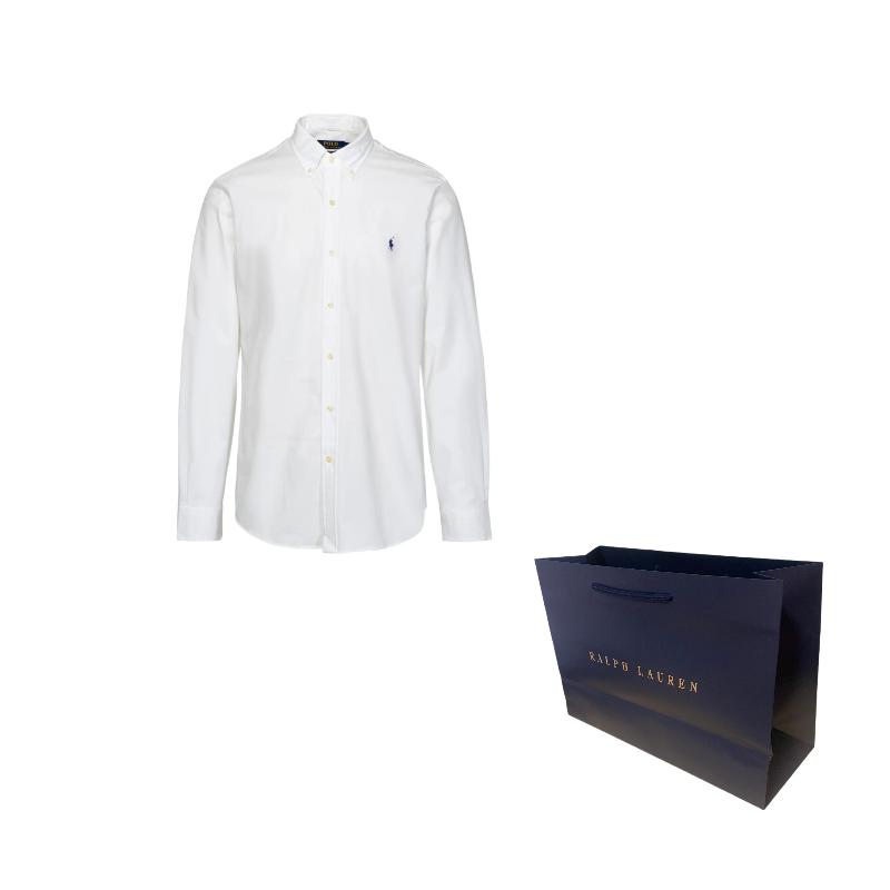Polo Ralph Lauren Logo Embroidered Long Sleeved Shirt 710928254-002
