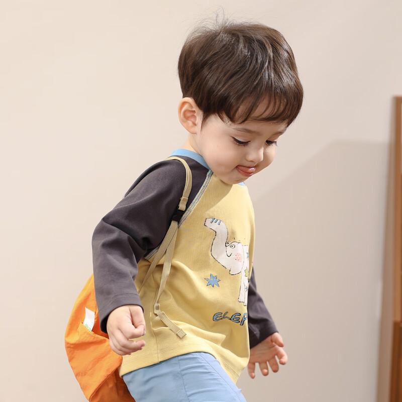 LUSON Baby Boys' Cartoon Print Long Sleeve T-Shirt