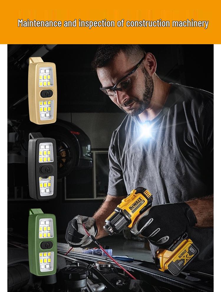 LED Camping & Emergency Clip Light: Safe, Lightweight, Portable for Outdoor, Cycling, Hiking
