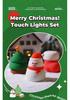 Christmas Tree Small Snowman Night Light - Creative Silicone Decoration & Festive Gift