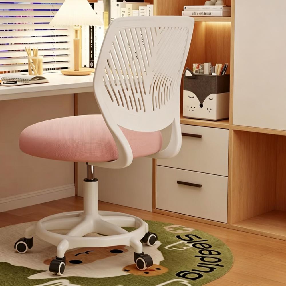 Ergonomischer Komfortabler Drehstuhl Bürostuhl Zuhause Student Rückenlehnenstuhl Hebbare Stühle Armlehnen Verstellbar für Zuhause