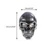 Skull Shape Cold Light Face Cover Glowing Halloween Mask Spoof Prank Toy Scary