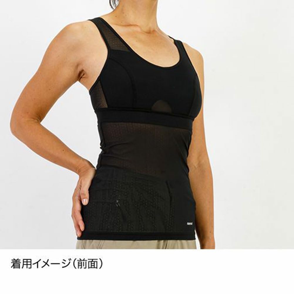 Finetrack Dry Layer Cool Bra Tank Top (Women's) / FUW0824 (JP, Alphabet, S, BK)