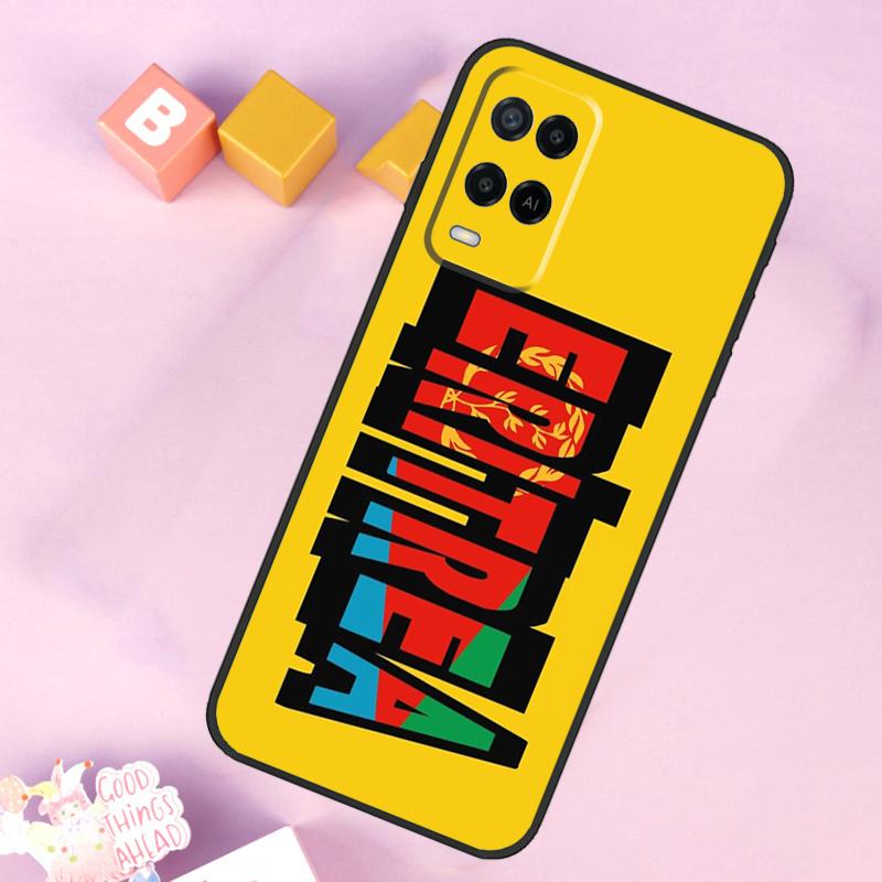 Eritrean Flag Case For Oppo A60 A80 A40 A15 A16 A17 A57 A94 A74 A54 A76 A96 A18 A38 A58 A78 A98 A5 A6 Pro