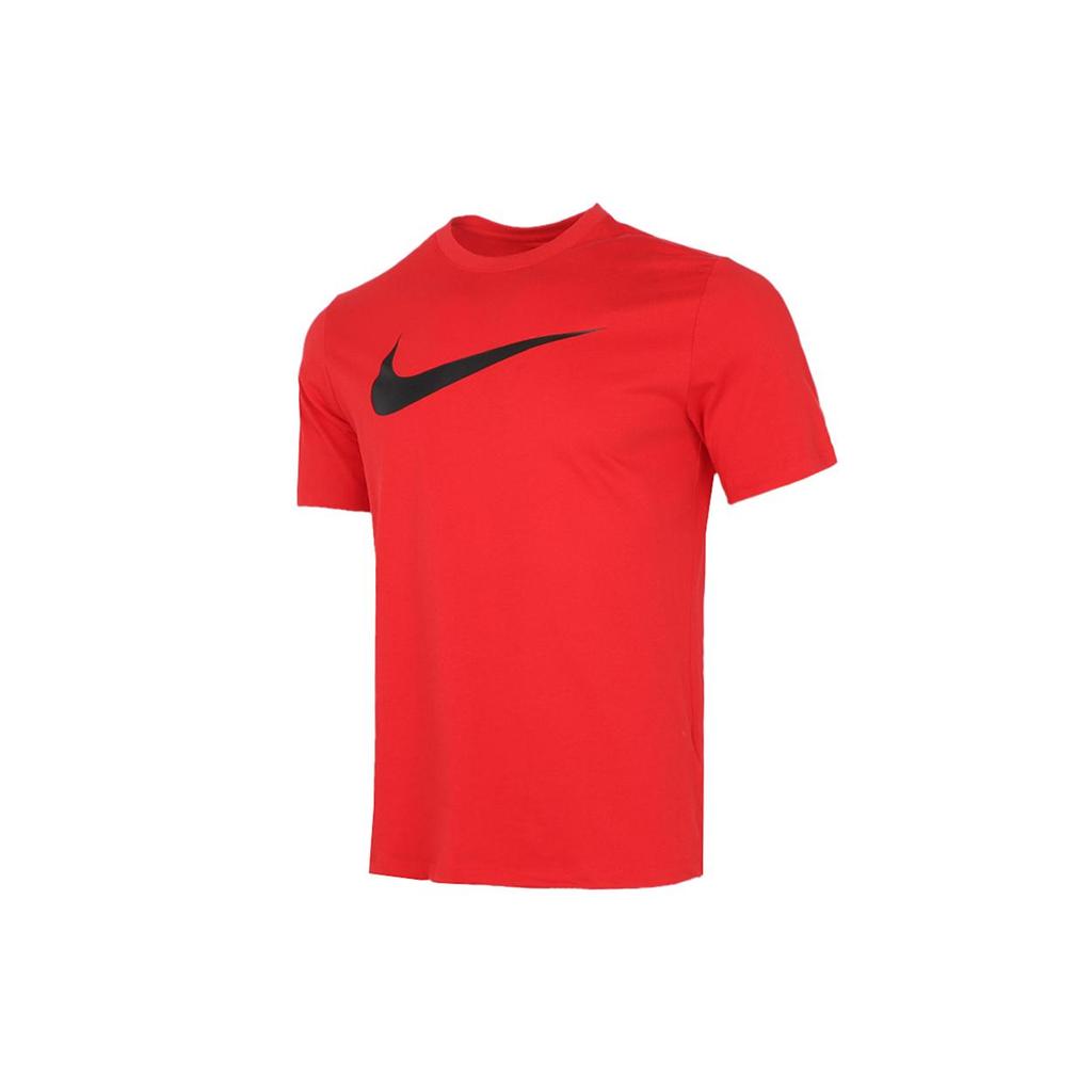 Nike T Shirts Men's Red Crew Neck Moderate Straight Fit DC5095-657