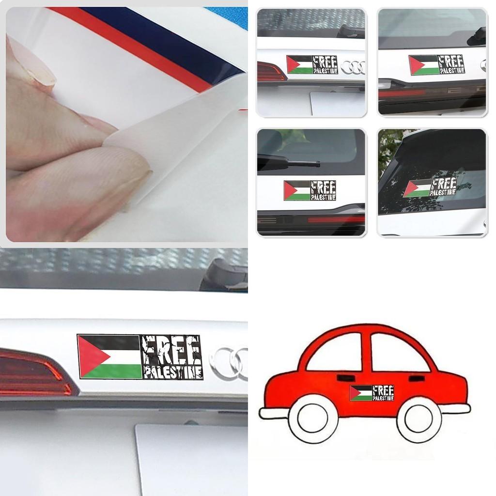 Free Palestine Car Sticker Wholesale Decorative Decal For Auto Body Customizable Design
