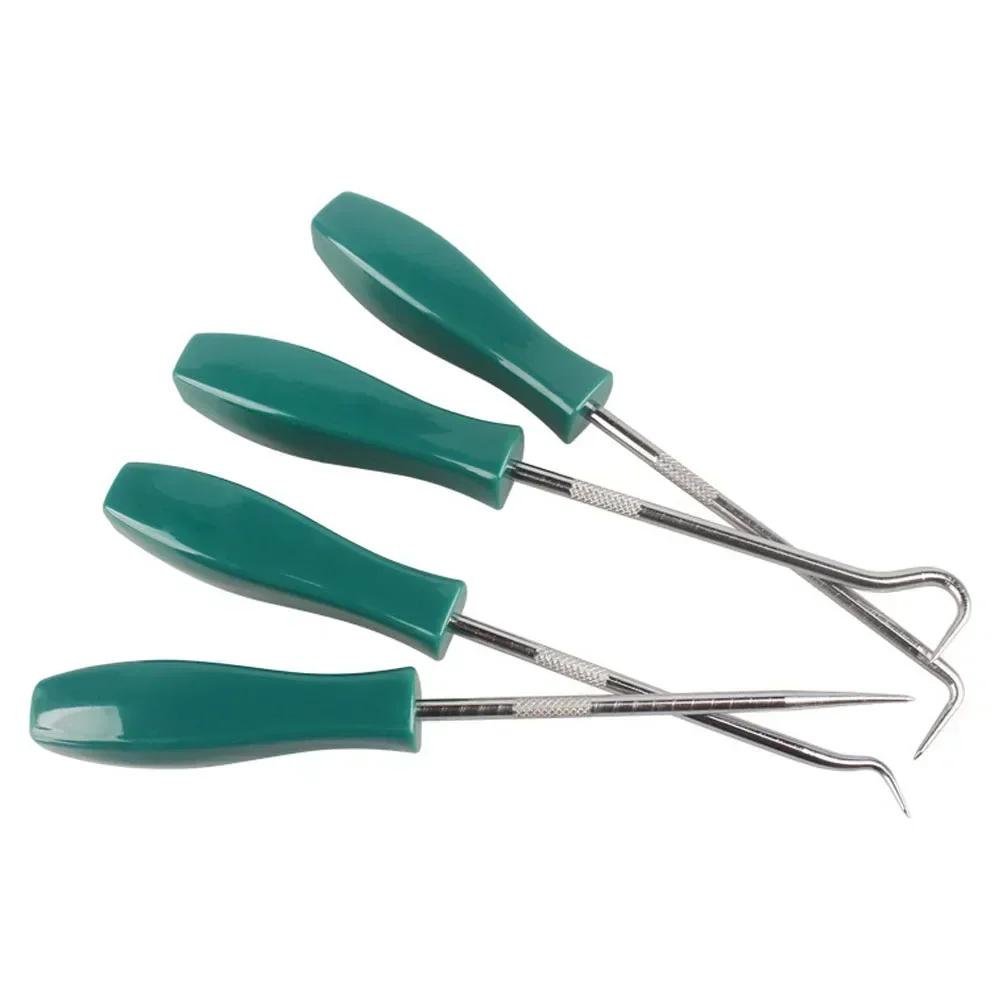 Hot Sale 4Pcs 135mm Car Auto Vehicle Oil Seal Screwdrivers Set O-Ring Seal Gasket Puller Remover Pick Hooks Repair Tools for Car