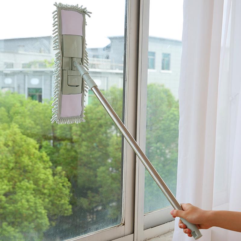 360° Rotating Flat Mop - Effortless Cleaning for Wood & Tile Floors