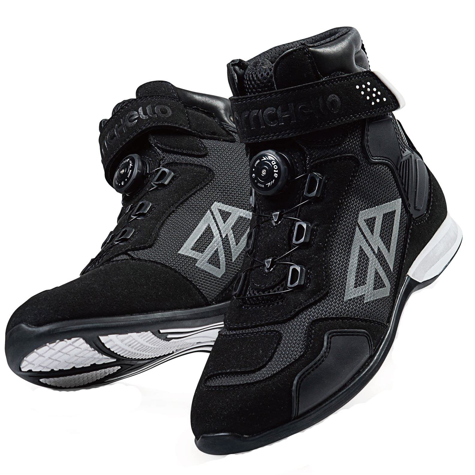 

Мотоботы Barrichello с высоким голенищем, застежкой-диском ATOP и защитой лодыжки/носка – Черные 25.0 см чёрный