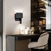 Creative LED Rotating Switch Wall Light USB Charging Port Living Room Corridor Decorative Wall Light Bedroom Study Reading Light