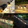 4 Solar Outdoor Deck Lights,Outdoor LED Decorative Lights,Garden Walk Lights,Outdoor Fence Lights,Outdoor Stairs, Steps