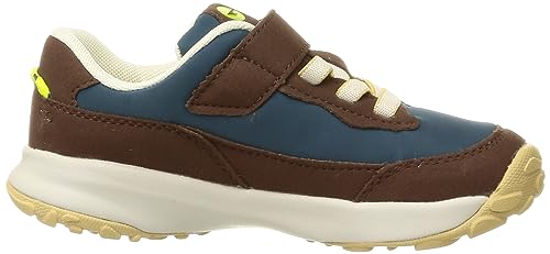 Hi-Tec AKARIS Kids' Sneakers, Wine/Blue, 17.0 cm, 2E