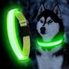 2025 Ultra Light Usb Rechargeable Led Dog Collar - Adjustable Led Collar Dog - Waterproof Dog Collar - Flashing Dog Collar Visiblity & Safety LUS