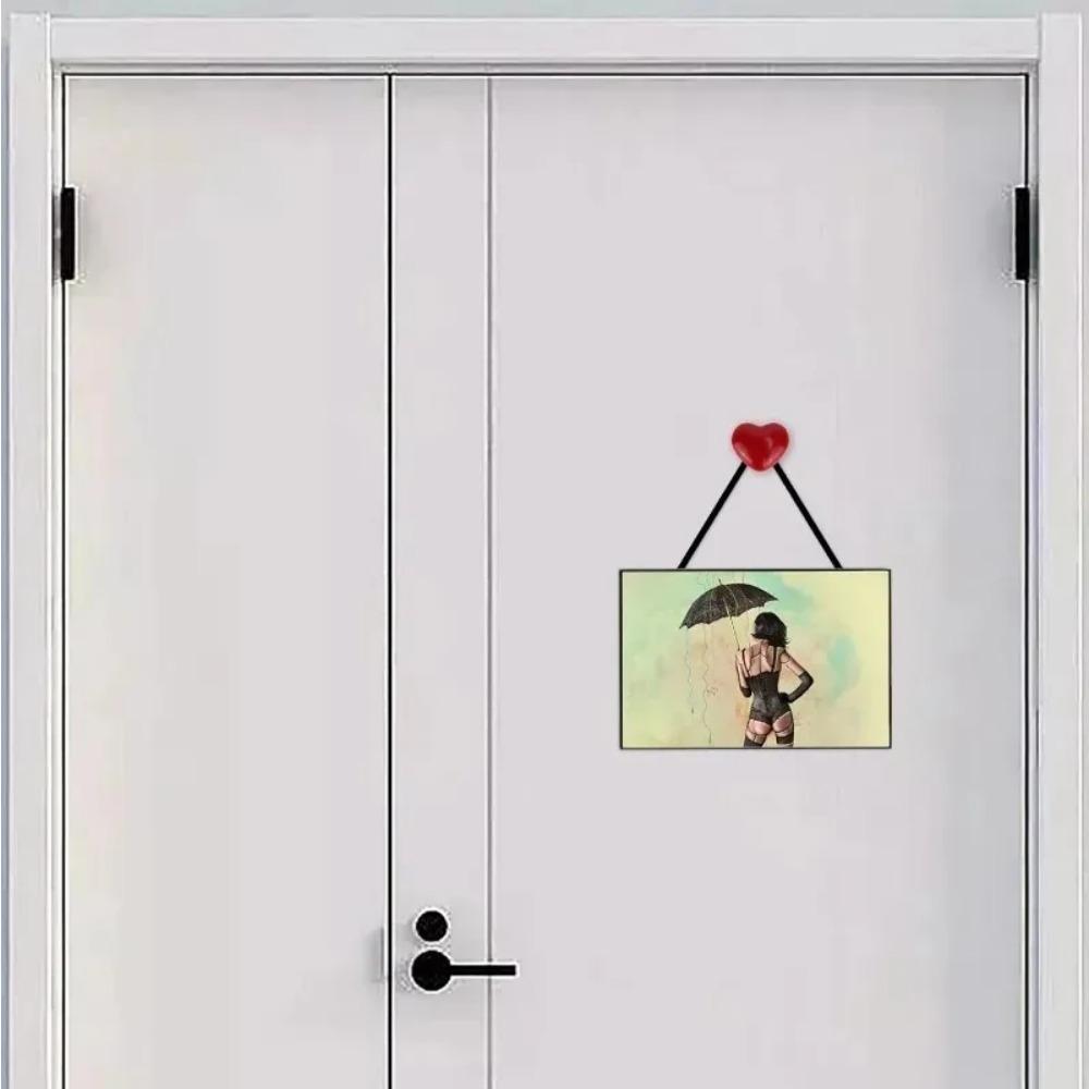 4pcs Heart Shaped Toilet Press Creative Love Colorful Toilet Button Nail Protector Water Press Flush Button Bathroom Supplies