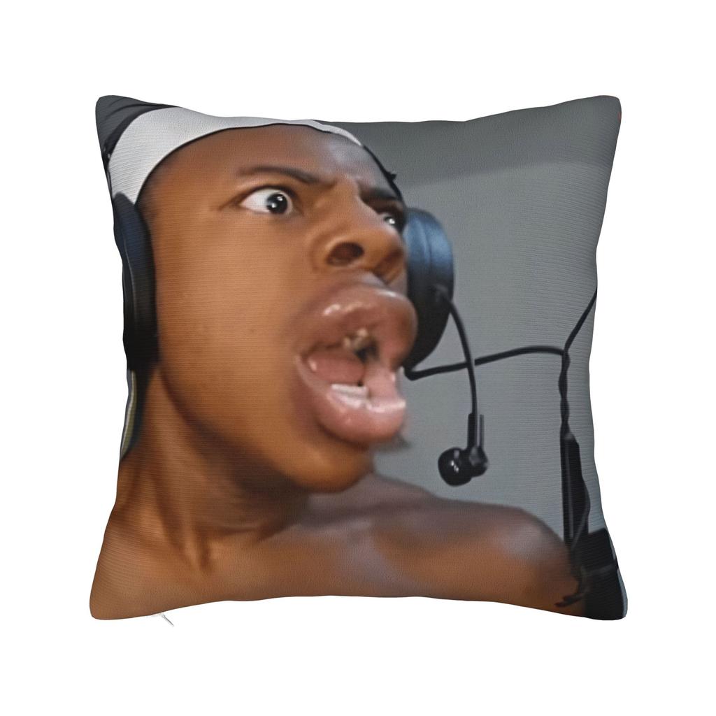 Ishowspeed Funny Meme Square Pillow Case Cushion Covers Awesome Zipper Decorative Throw Pillow Case Cover For Home 45*45Cm