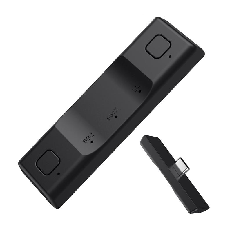 Drahtloser Sender FM-Empfänger Typ-C Bluetooth-kompatibel 5.0 Adapter Dongle Konverter für PC TV h