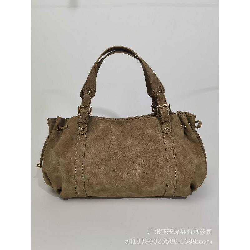 Damen Tasche, Boston Bag, Einfache Handtasche in Unifarbe, Tasche für den Weg zur Arbeit, Einzelne Schulter Crossbody Tote, Weiches Material