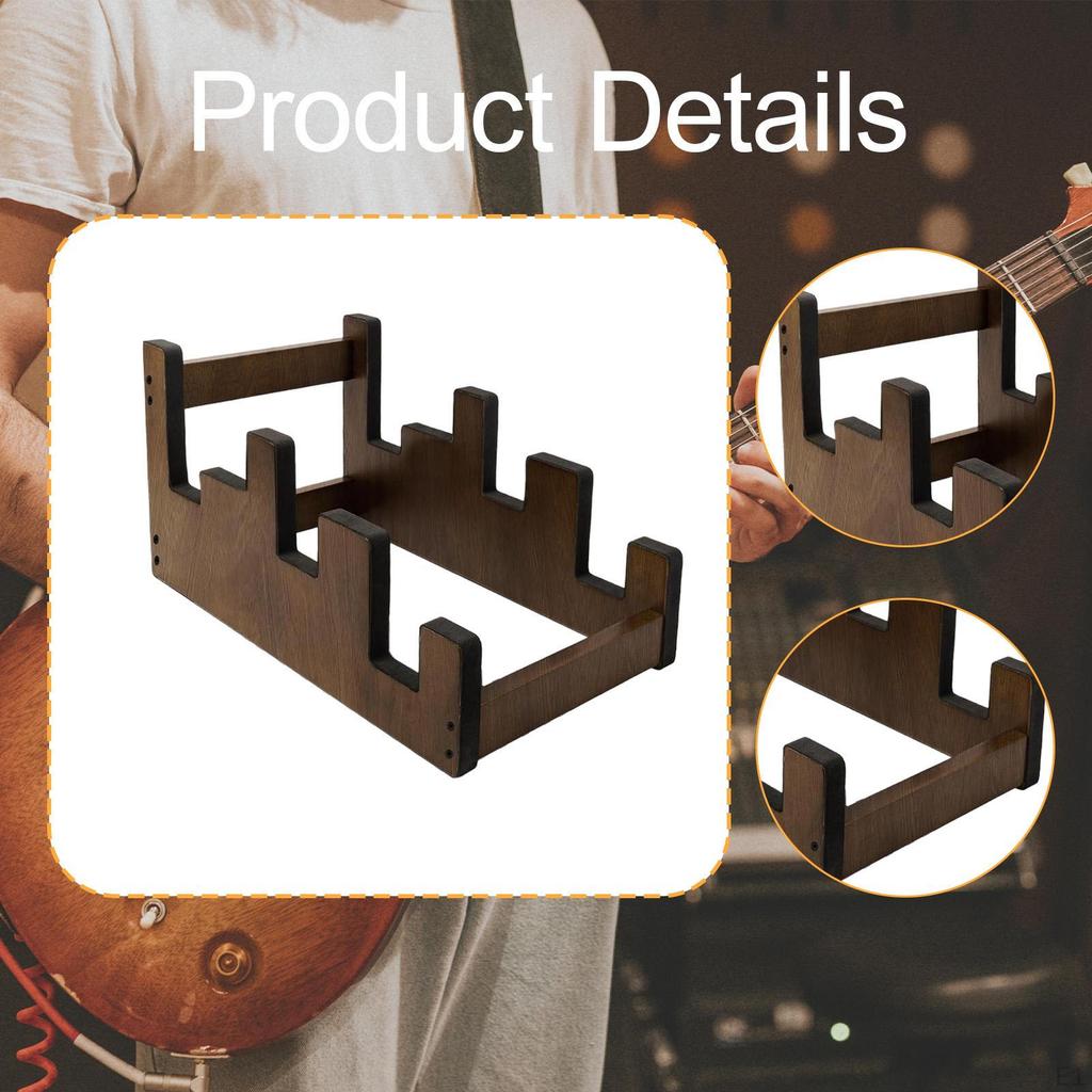 Electric Guitar Stand Floor Rack Music Instrument Lightweight Space Saving Bass