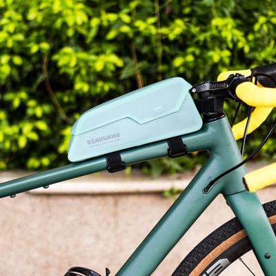 Velosipēda magnētiskais vāciņš augšējās caurules soma Ūdensizturīga velosipēda priekšējā rāmja soma Velosipēda soma MTB ceļa velosipēdam