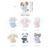 Cartoon Animal Plush Pendant Plush Stuffed Key Chain Lovely Cartoon Clip Doll Toy  Couple