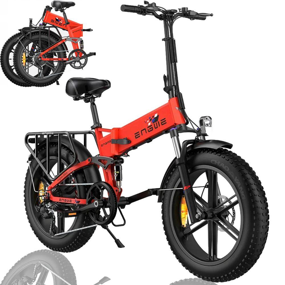 Faltbares Elektrofahrrad ENGWE ENGINE X, 250W Motor, 48V13AH Akku, Höchstgeschwindigkeit 25 km/h, Reichweite 120 km, 20*4.0-Zoll-Reifen
