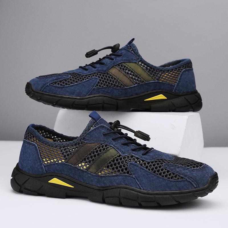 Summer Men's Sneakers Breathable Casual Shoes Men Comfortable Loafers Mesh Shoes Outdoor Walking Sneakers