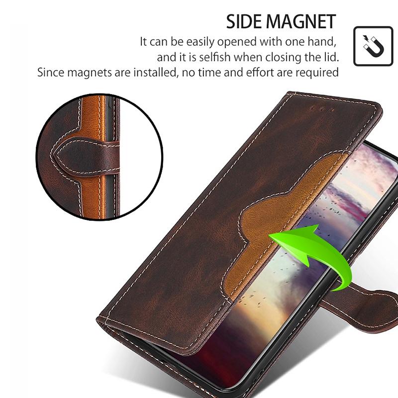 Shockproof Cell Phone Cover for OnePlus 11 5G,Straw Hat Pattern Stand Wallet Anti-scratch Mobile Phone Case
