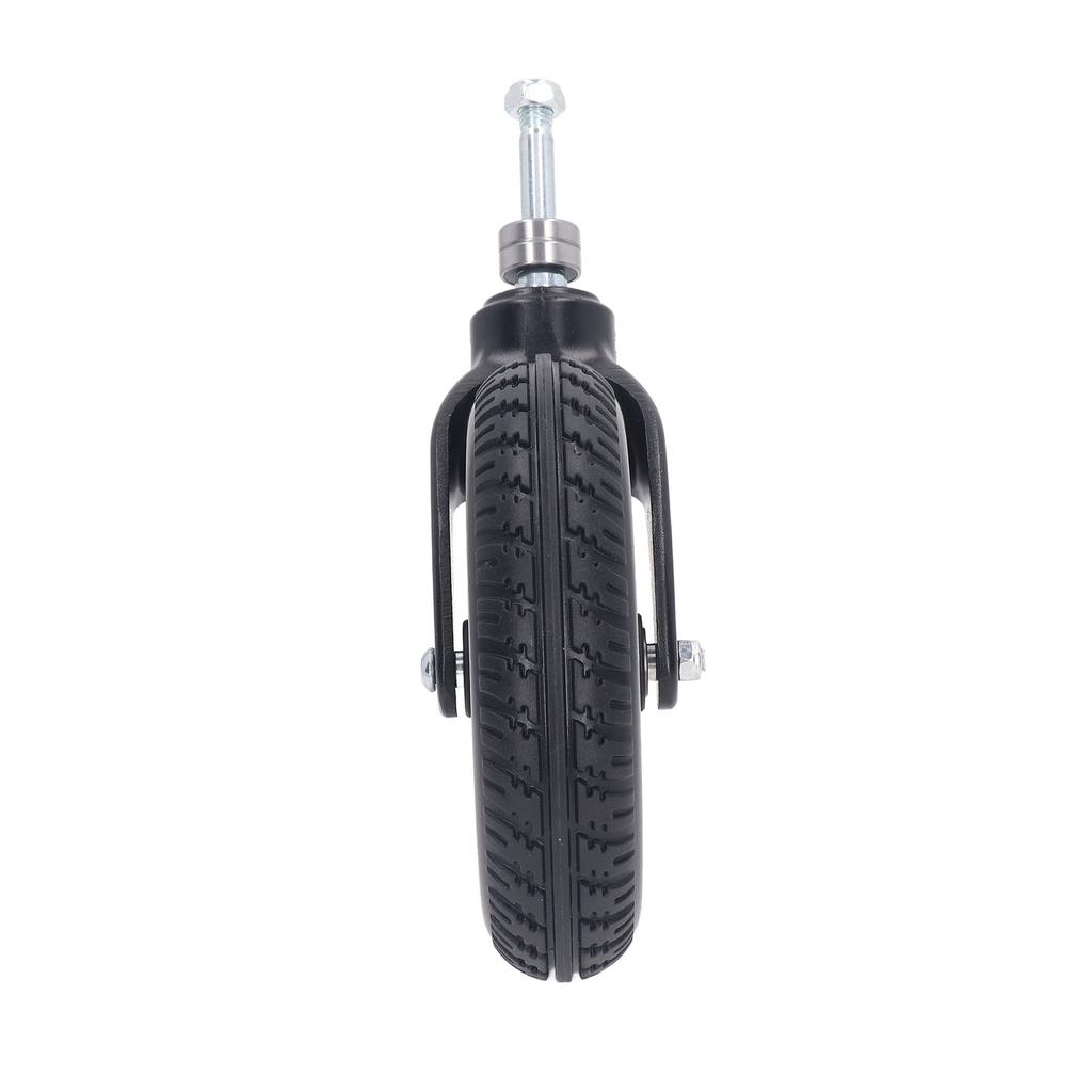 Wheelchair Front Caster 8 Inch Universal PU Hub Solid Wheel Rollator Walker Replacement Caster