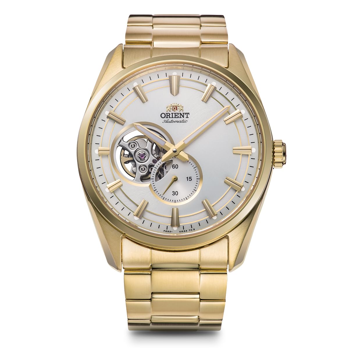 

ORIENT Automatic Watch Contemporary Mechanical Automatic Domestic Warranty Open Heart White [ORIENT] Semi-skeleton Manufacturer s RN-AR0007S Men s
