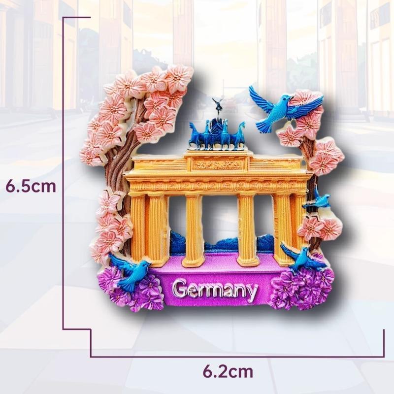 Germany Refrigerator Stickers Freistaat Bayern Landkreis Passau Souvenris Berlin Brandenburg Gate Fridge Magnets Birthday Gifts