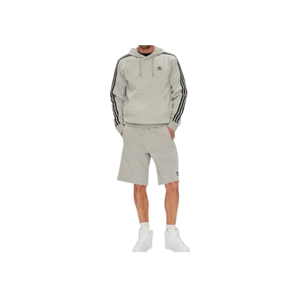 Adidas Originals Pocket Long Sleeve Hoodie Men Hoodies Medium-Gray JY1376