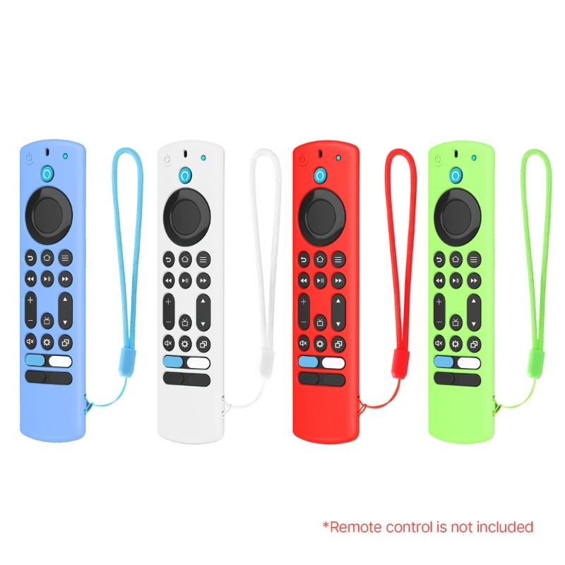 Soft Silicone Protective Cover for Fire TV Stick 4K Max 2nd 2023 Voice Remote Control Comfortable Grip Sleeve