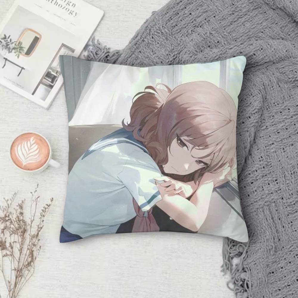 

SSound Euphoniumm Doublesided Printed Square Pillow Cover Decorative Cushion Cover for Sofa Bedroom Bedside 30X30cm